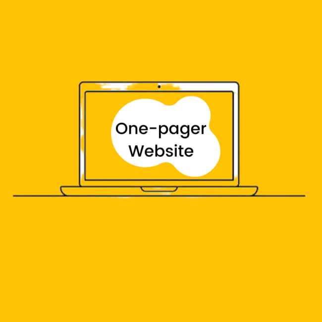 One-pager Website Design Einsteinette Limited